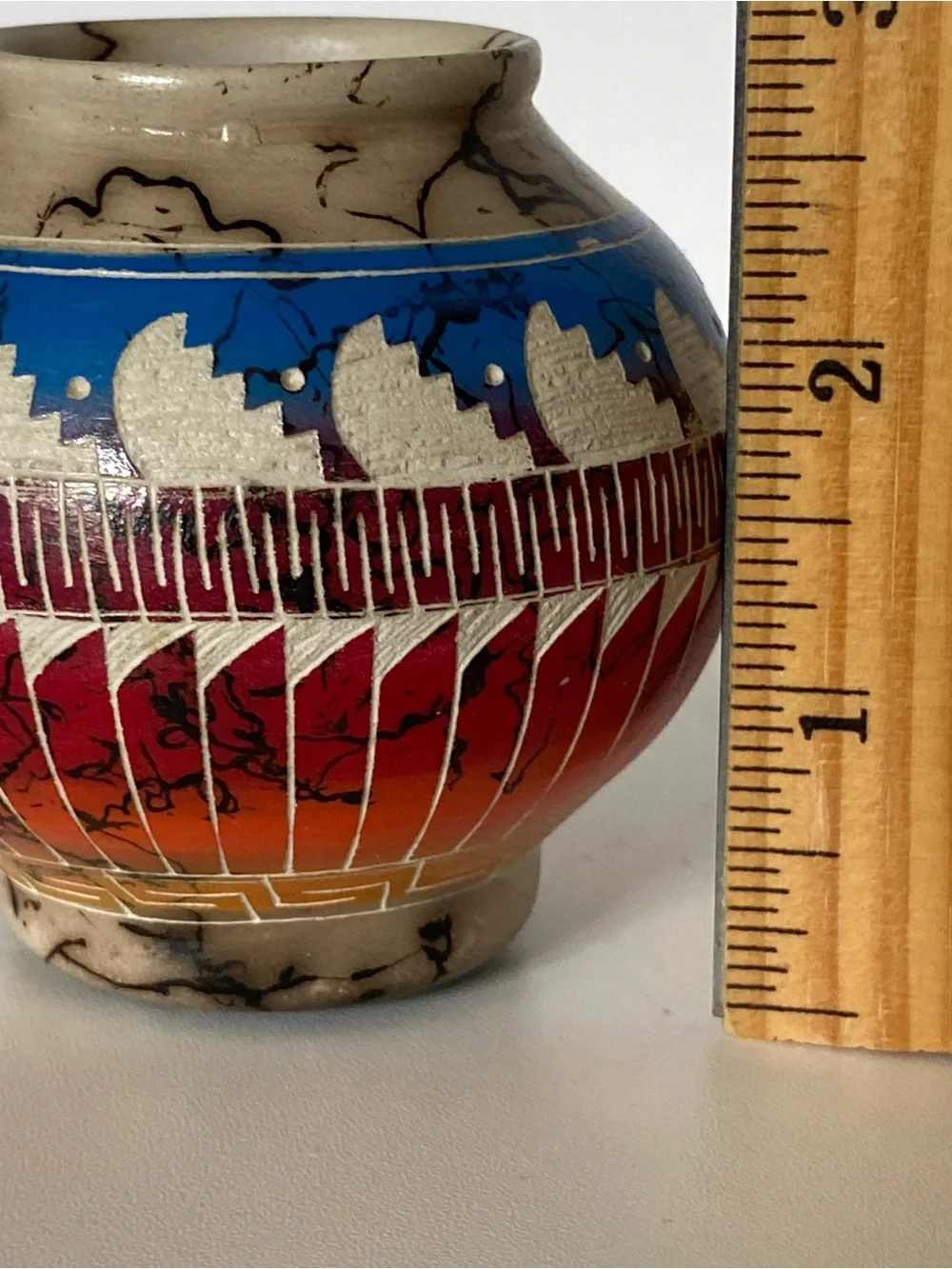 Navaho handmade navajo etched